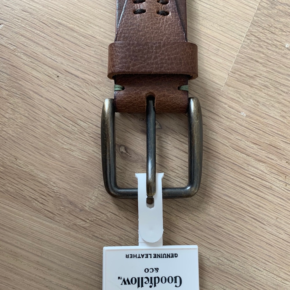Goodfellow & Company Genuine Leather Belt— Brown
